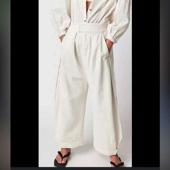 Free People Cool Harbor Wide-Leg Pants XS MSRP $128 NWT - Picture 1 of 1